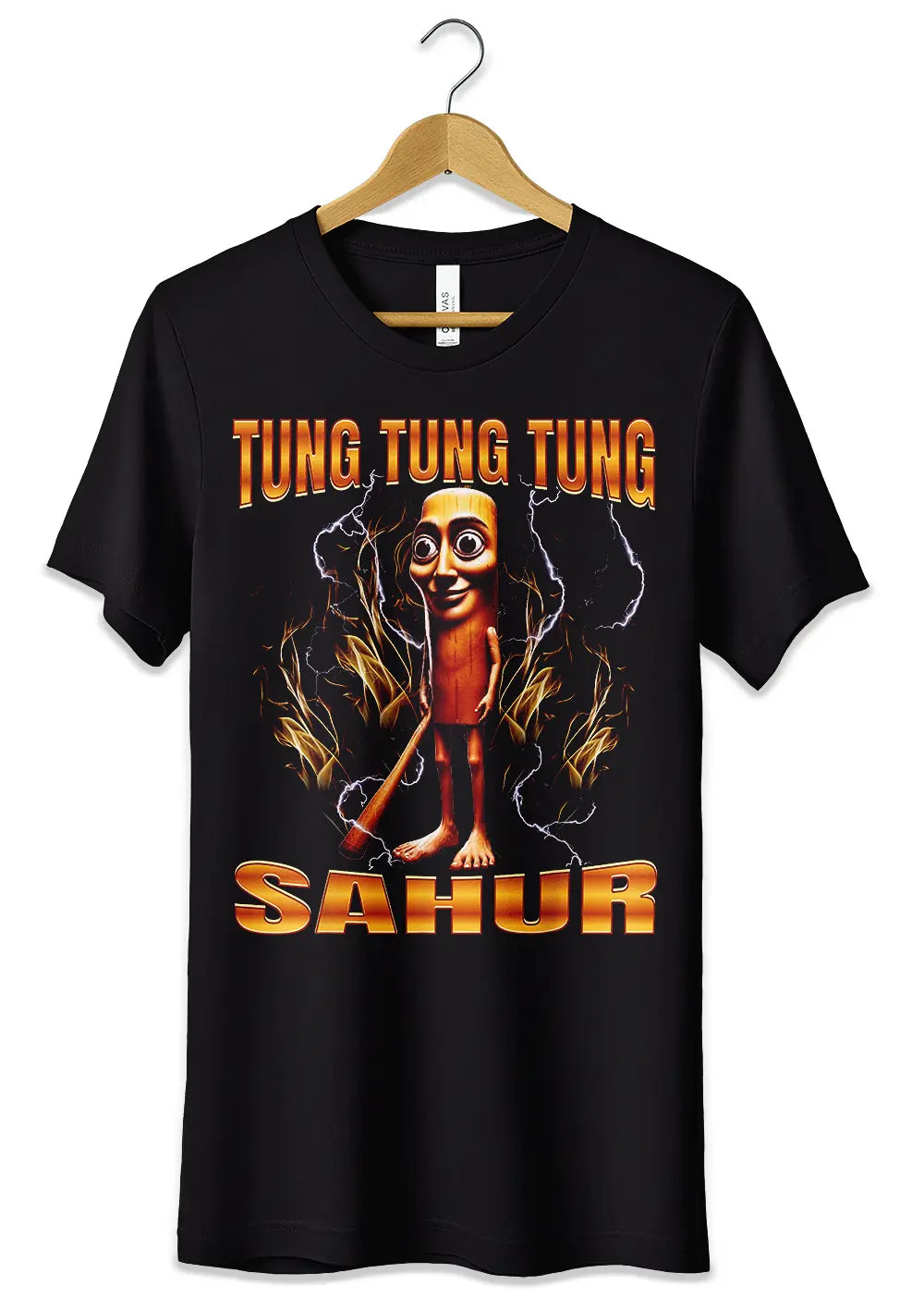 T-Shirt Maglietta Tung Tung Tung Sahur TikTok Brainrot